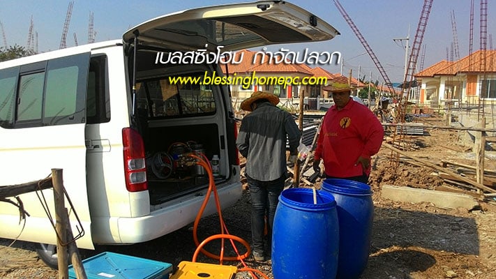 ทีมงาน BH Pest Control กำจัดปลวก อยุธยา